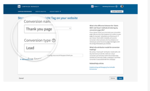 linkedin conversion tool work for you